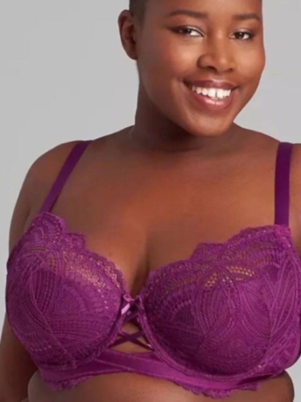 NWT Cacique Lightly Lined French Balconette Bra 40DDD